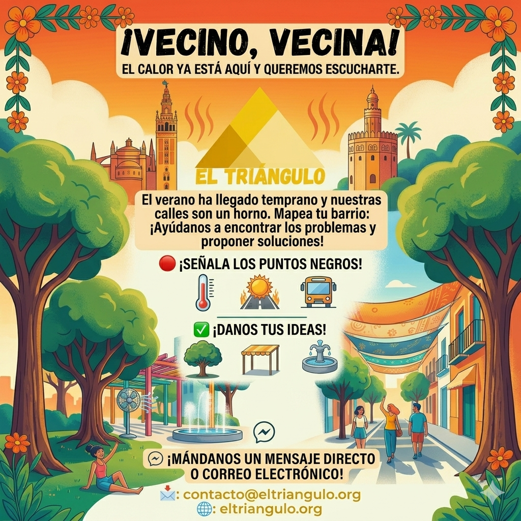 El derecho a la sombra y al agua pública: hacia un barrio adaptado al impacto del calor extremo